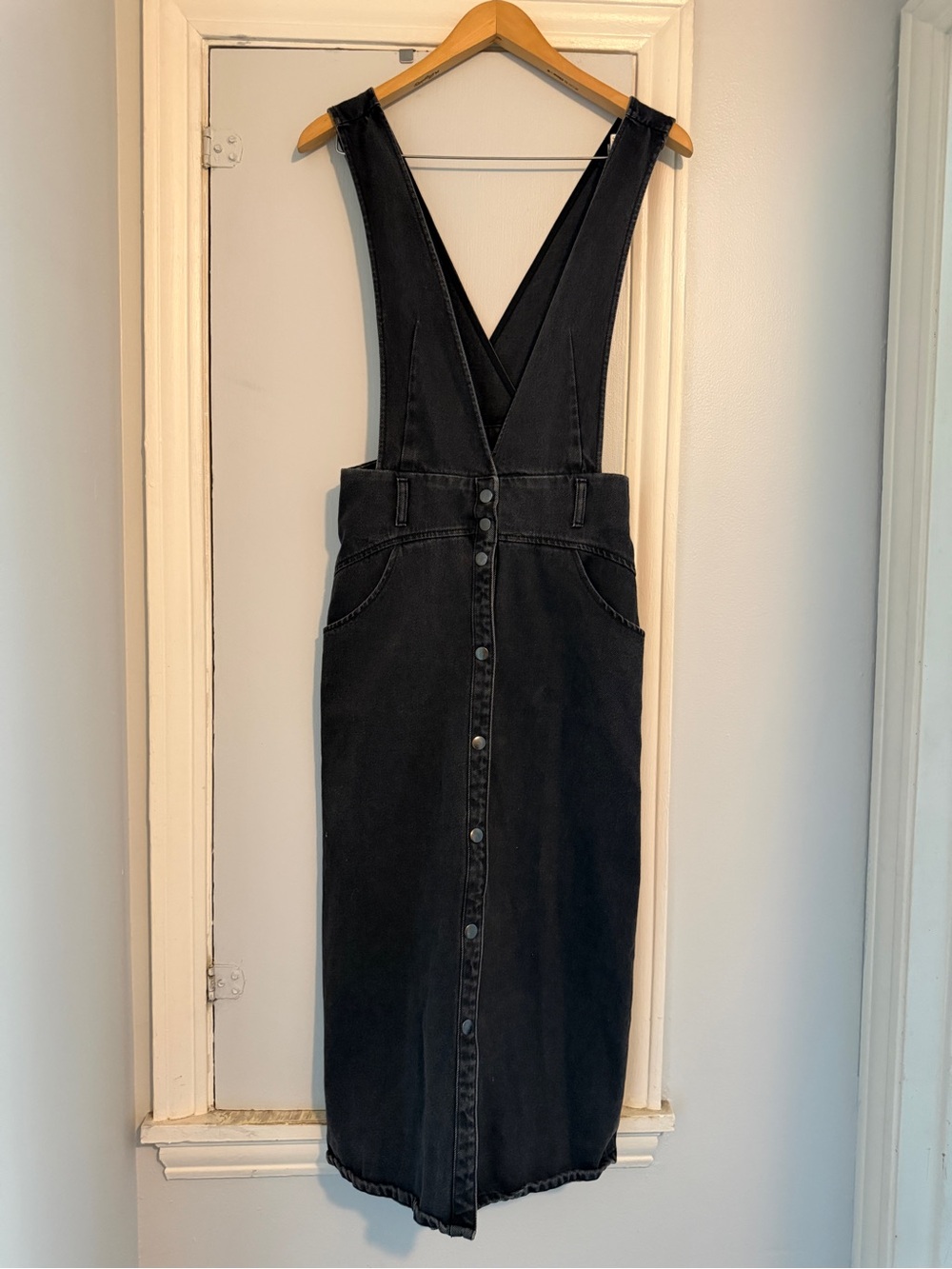 zara overall dress, size small